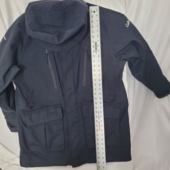 Cabela's Guidewear GoreTex Waterproof Outdoor Full-Zip Jacket Men' Navy Size L/L - Picture 8 of 12